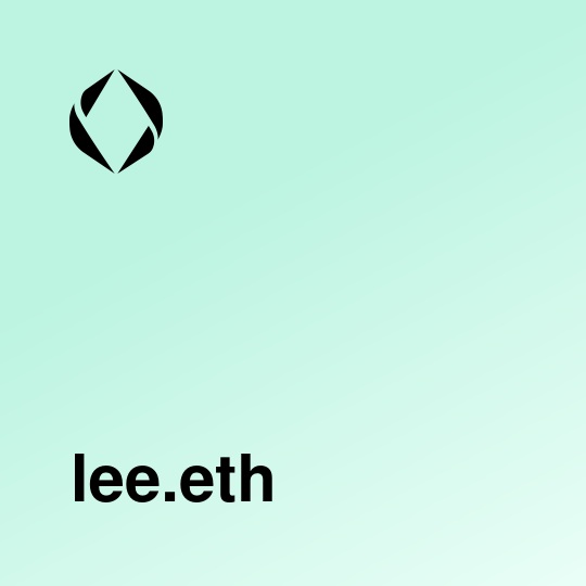lee.eth has a new bid of 5.40 WETH (6,954.93 USD) on Opensea #ENS #Web3Names #3Letters 

opensea.io/assets/ethereu…