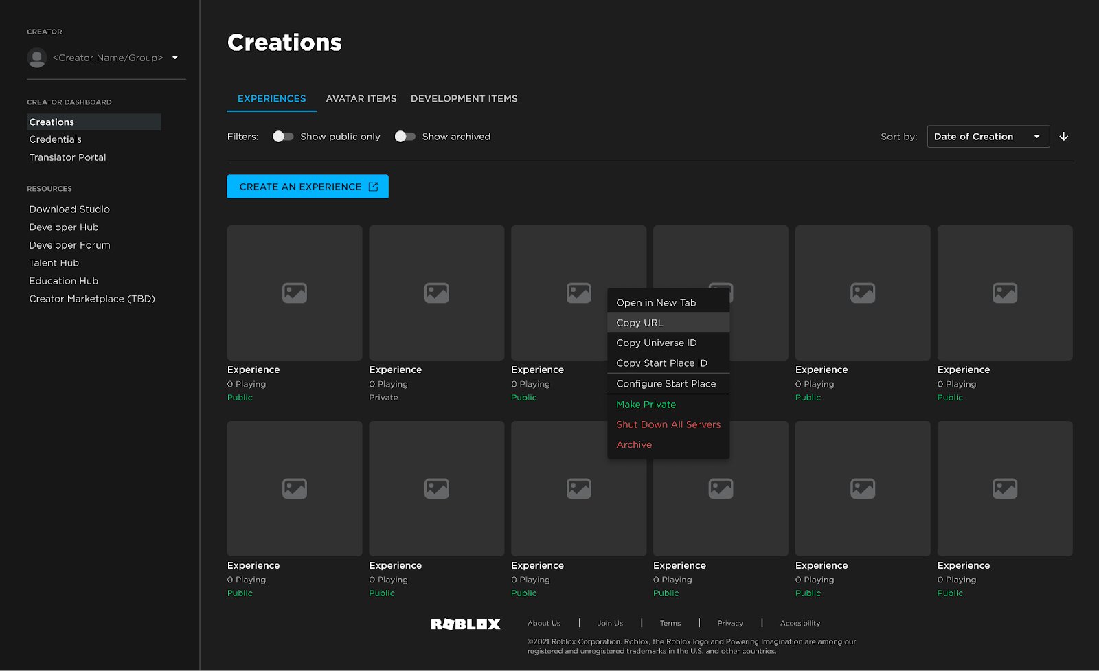 Bloxy News on X: The Creator Dashboard is now the Creator Hub, the one  place Creators can get everything they need to be successful on Roblox.   #Roblox #RobloxDev  / X