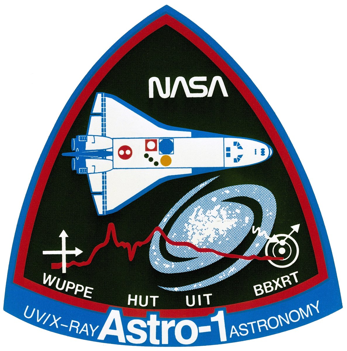 Happy 32nd Launch Anniversary, Astro-1!  
On this day in 1990, Astro-1 launched aboard the Space Shuttle Columbia as part of the STS-35 Mission.
 #astronomy #SpaceLab #astro