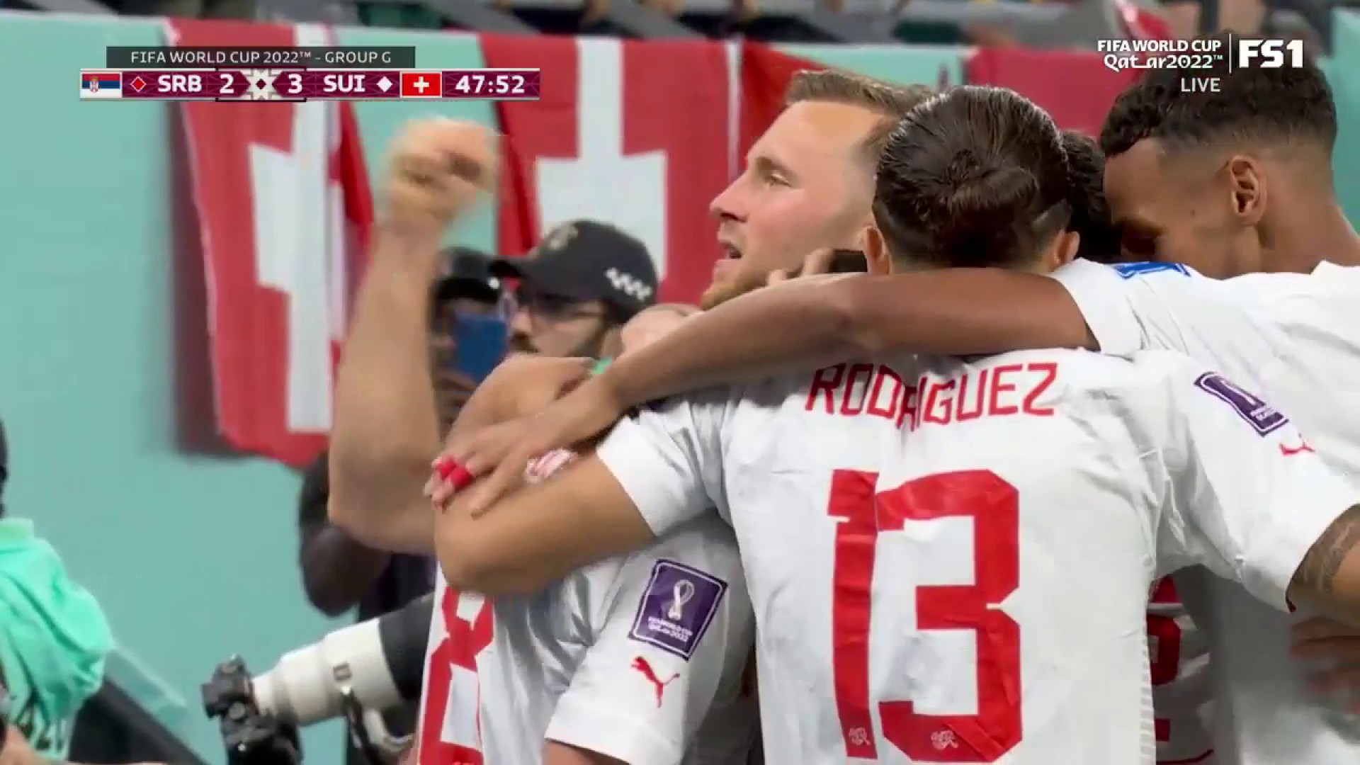 THREE FOR SWITZERLAND 🇨🇭

Remo Freuler gets things started just minutes into the second half ⚡️”