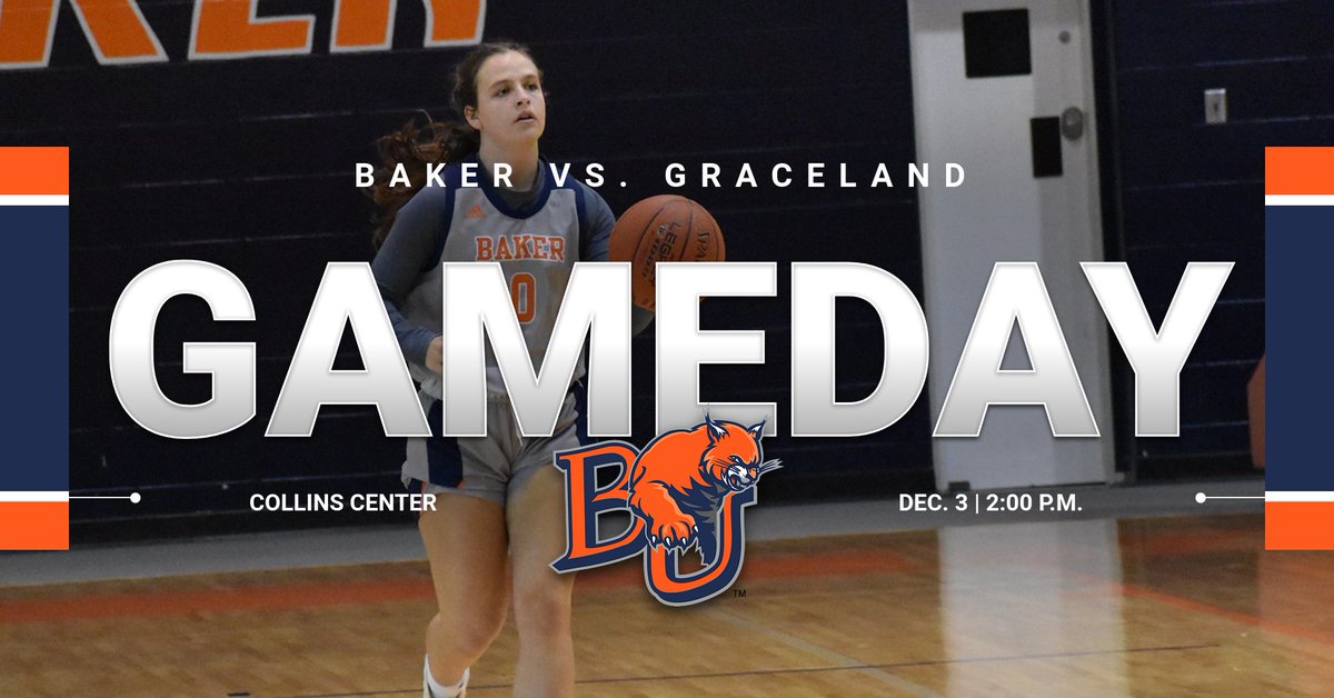 BakerAthletics's tweet image. WBB: The Wildcats return to the Collins Center for a conference showdown with Graceland today at 2 p.m. Be sure to wear your ugly sweaters for a chance to win a prize! You can follow the game at the links below!

Watch: bit.ly/3mBcSfm
Stats: bit.ly/3UtYTI9
