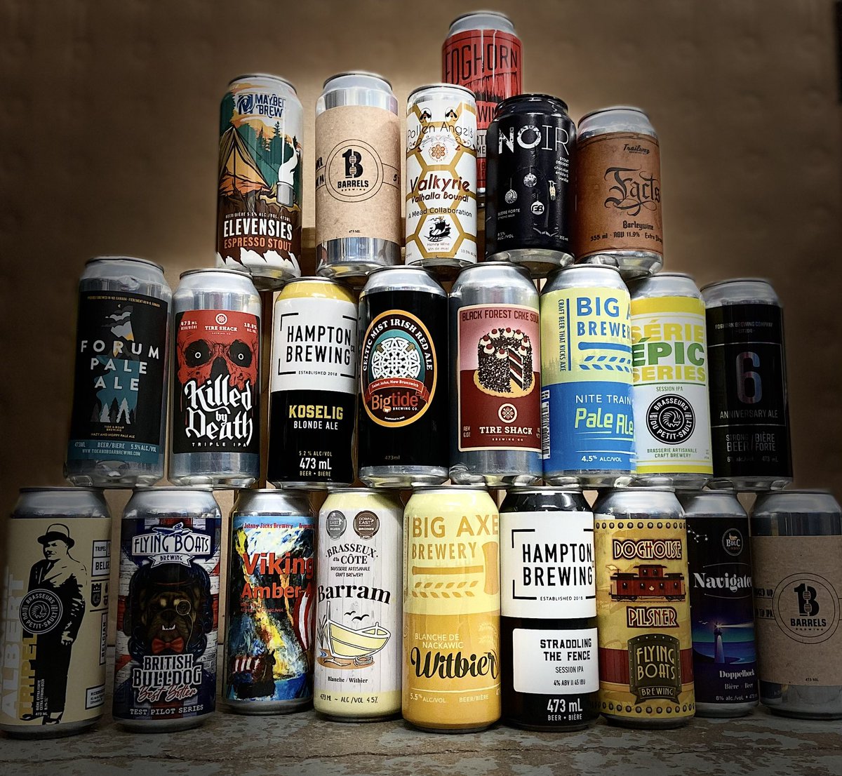 BlackGalley's tweet photo. #NBBEERBOX anyone? 24 NB Products all in one box 📦 available for pre order and pick up after Dec 9 #NBcraftBeer #DrinkNB https://t.co/sCoMQc5vYh