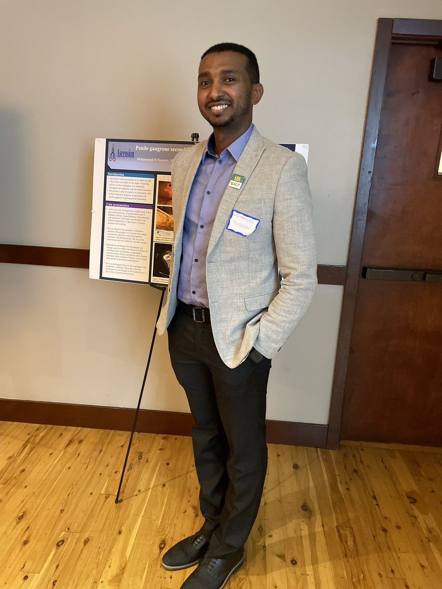 What a thrilling sensation to get the news of winning the first place resident poster of <a href="/IllinoisACP/">IllinoisACP</a> during your 24-hour ICU call!

Link for the poster: youtu.be/RT2SfxuIhJY 

<a href="/SaintJoseph_IM/">Ascension Saint Joseph Internal Medicine Residency</a> <a href="/samihussein01/">Sami Hussein MD MSc</a> <a href="/ACPinternists/">ACP</a>