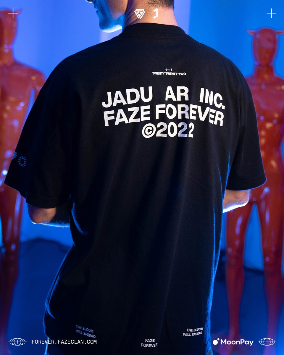 Jadu_AR's tweet photo. Jadu x FaZe Shirts Available at Art Basel!

Go to the The Gateway, find the Jadu exhibit and tell a docent "The Bloom will Spread" to receive a free shirt. While supplies last.

ɴᴏᴛ ɪɴ ᴍɪᴀᴍɪ?
ʟɪᴋᴇ + ʀᴛ ꜰᴏʀ ᴀ ᴄʜᴀɴᴄᴇ ᴛᴏ ᴡɪɴ ᴀ ꜱʜɪʀᴛ https://t.co/uS9Rxwv6sX