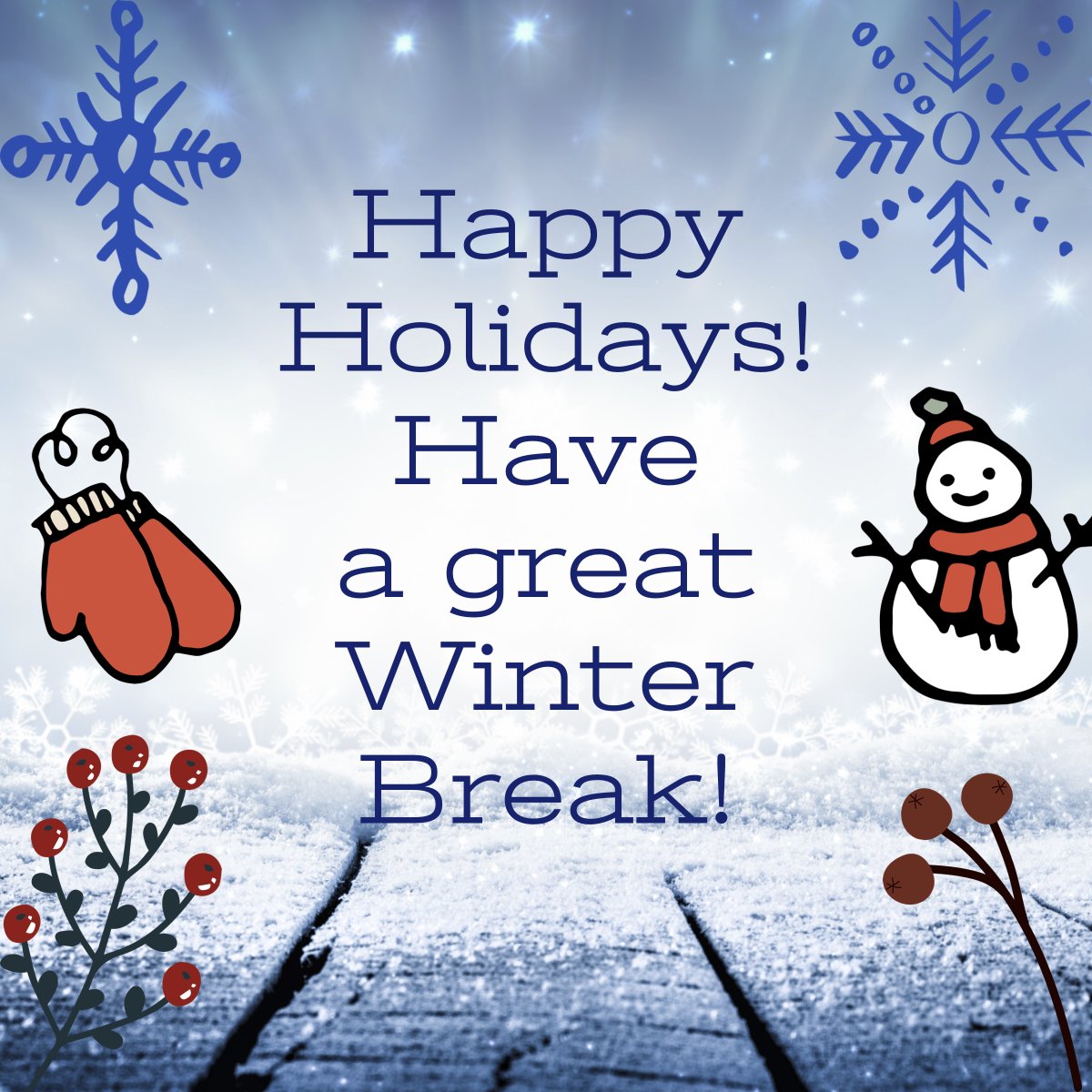 ShepComm's tweet photo. Happy Holidays! Enjoy your winter break! https://t.co/k5BiszJITV