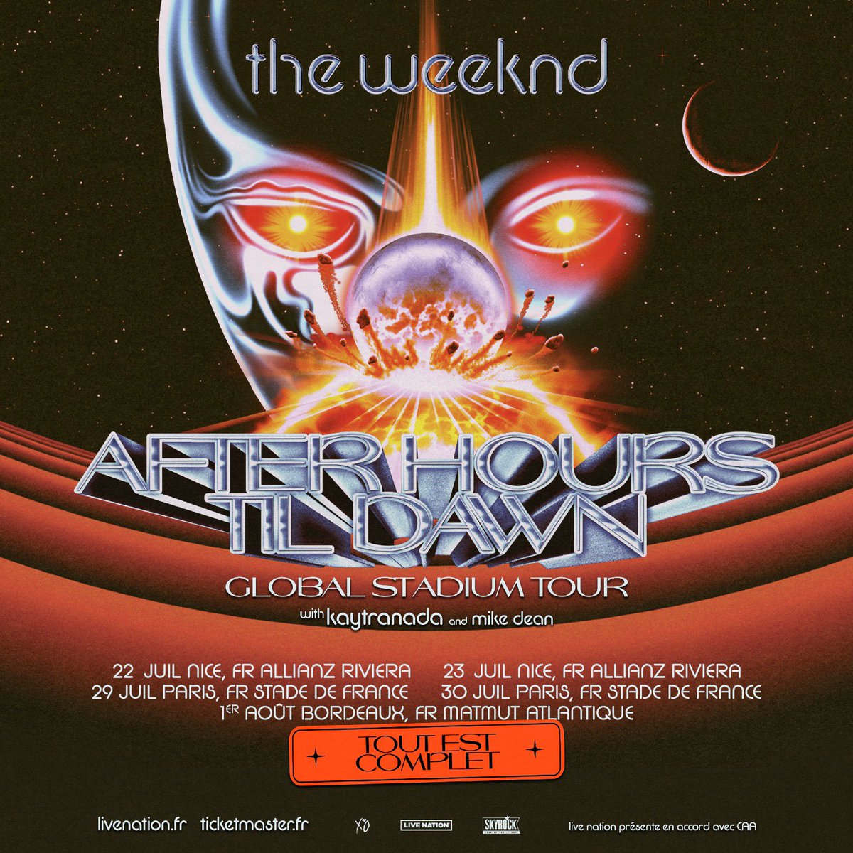 LivenationFR's tweet image. SOLD OUT ! Nice, Bordeaux, Paris, pour @theweeknd C’est simple : tout est complet !
#theweeknd