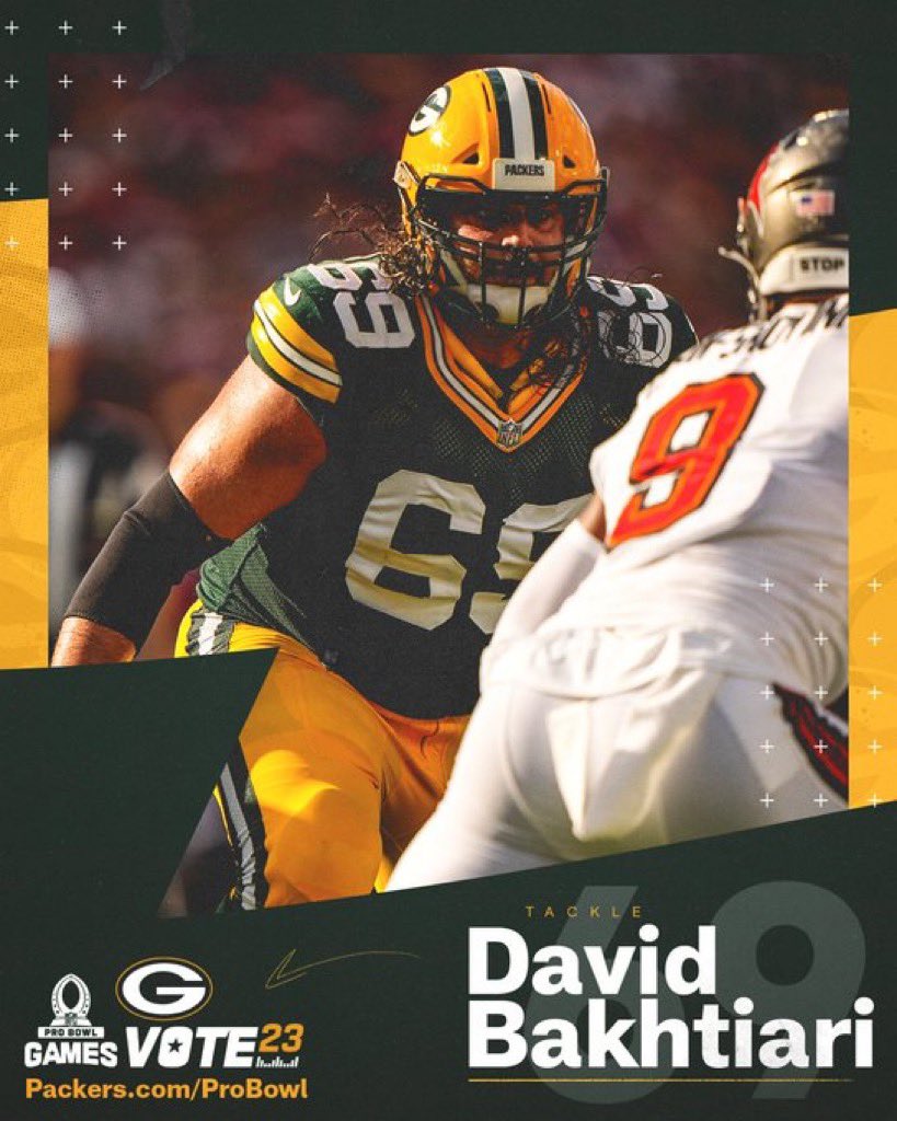 DavidBakhtiari's tweet image. It’s time. #ProBowlVote + @DavidBakhtiari #packers