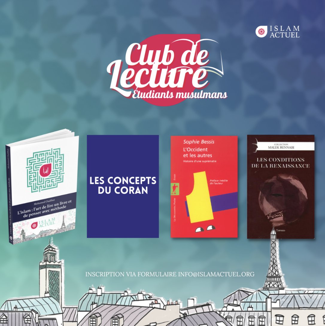 Alkanz's tweet photo. Nouvelle session du club de lecture de @islamactuelorg le 18 décembre à 10 heures
Pour vous inscrire https://t.co/2cgxGRu3nT https://t.co/R1hyj49fQA