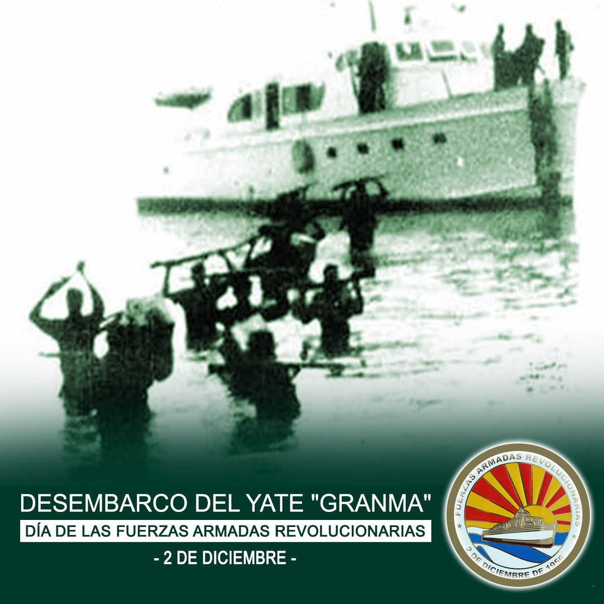 Soy una tripulante, una luchadora más del Granma, junto a Fidel. #FidelPorSiempre  #66Aniversario