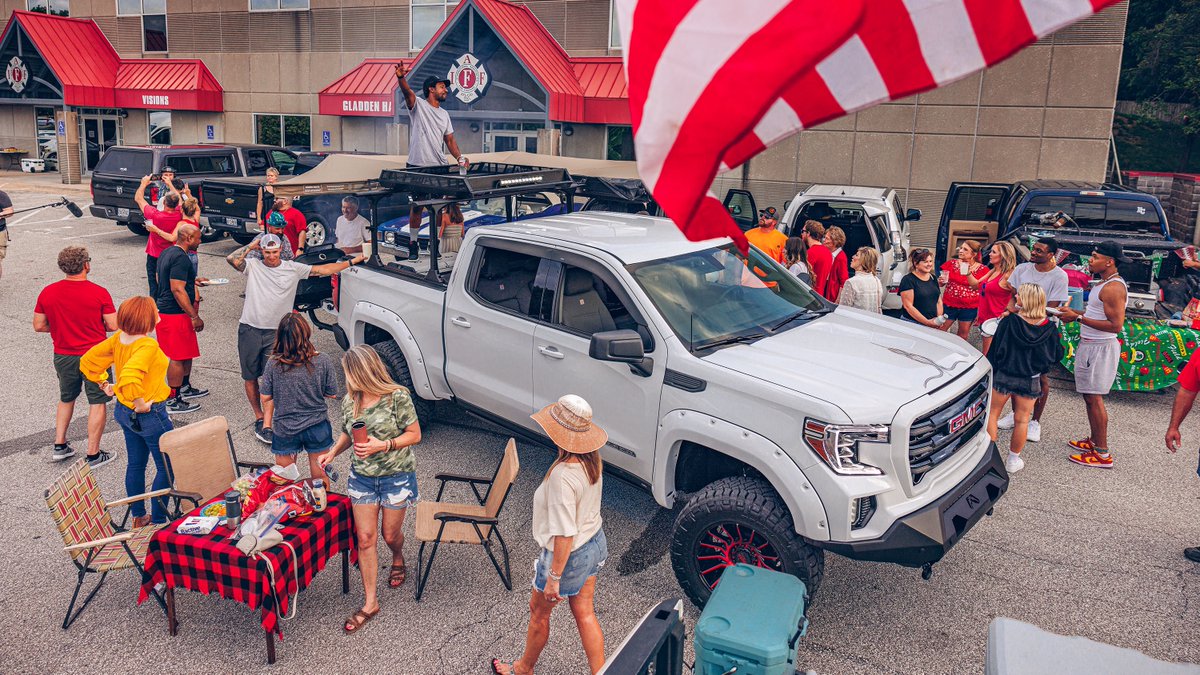 With the help of RealTruck investor <a href="/tkelce/">Travis Kelce</a>, we took tailgating to a new level.

We upgraded this 2022 GMC Sierra for #TheTrucketList recipient, Craig Cummings. With over 20 custom additions his truck is sure to be the life of the pregame. See the build at bit.ly/3VIv07Y