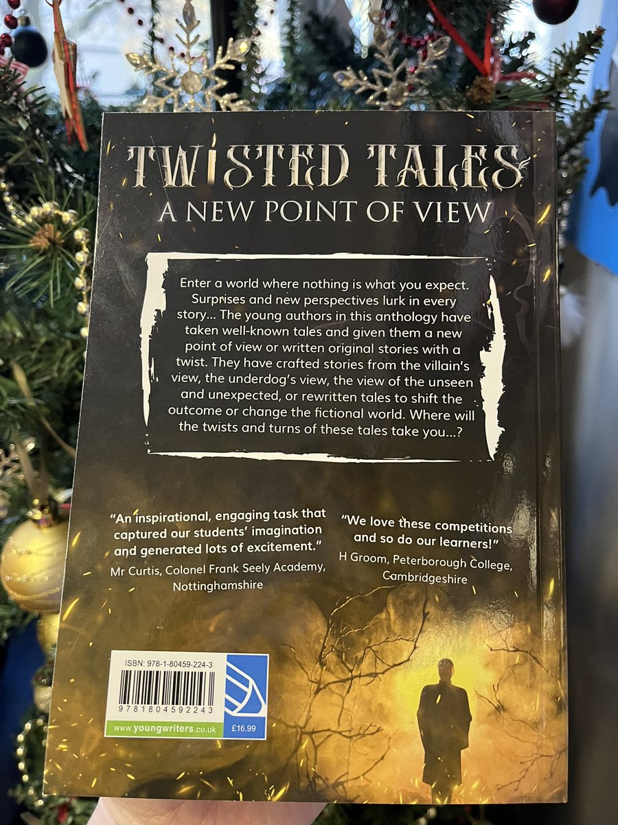 EnglishUpper's tweet photo. 19 of our year 11 students are now published authors! Find their short stories in @YoungWritersCW ‘Twisted Tales’ anthology #Literacy #TeamEnglish https://t.co/CkB8Yv9Yer