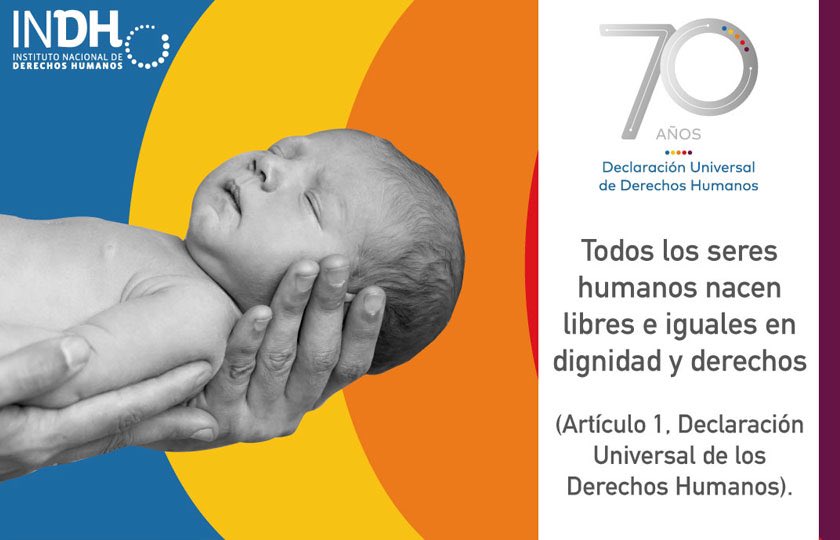 Artículo 1 #DUDH todes nacemos libres e iguales en dignidad y derechos <a href="/inddhh/">INDH Chile</a> #magallanessindiscriminacion #Magallanes #DDHH