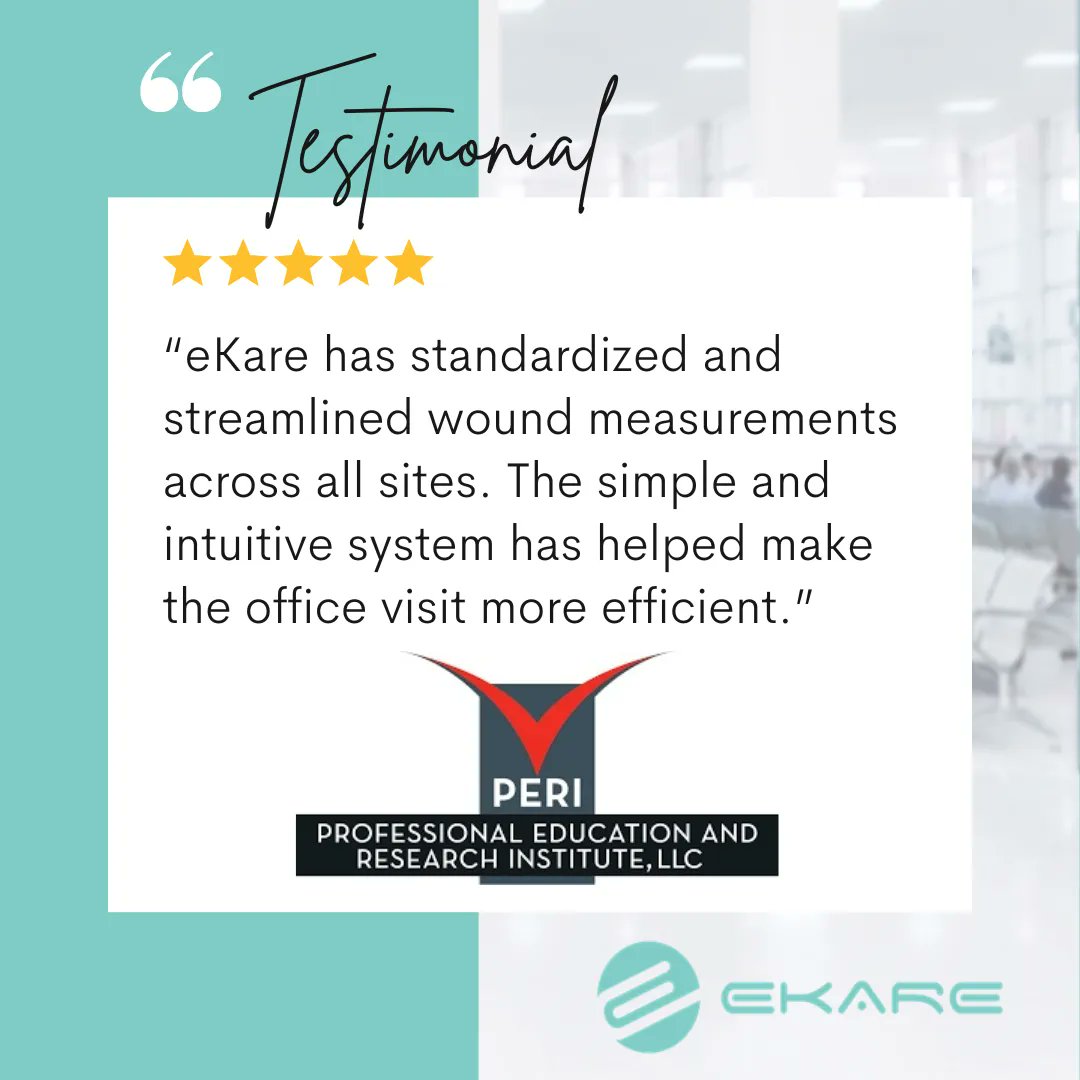 eKare_ai's tweet photo. PERI needed a robust solution that would enable high quality digital wound assessment, documentation and remote monitoring. https://t.co/gYCwIw6sAA
#woundassessment #wounddocumentation #remotemonitoring #woundcare https://t.co/LRjOhT19jc
