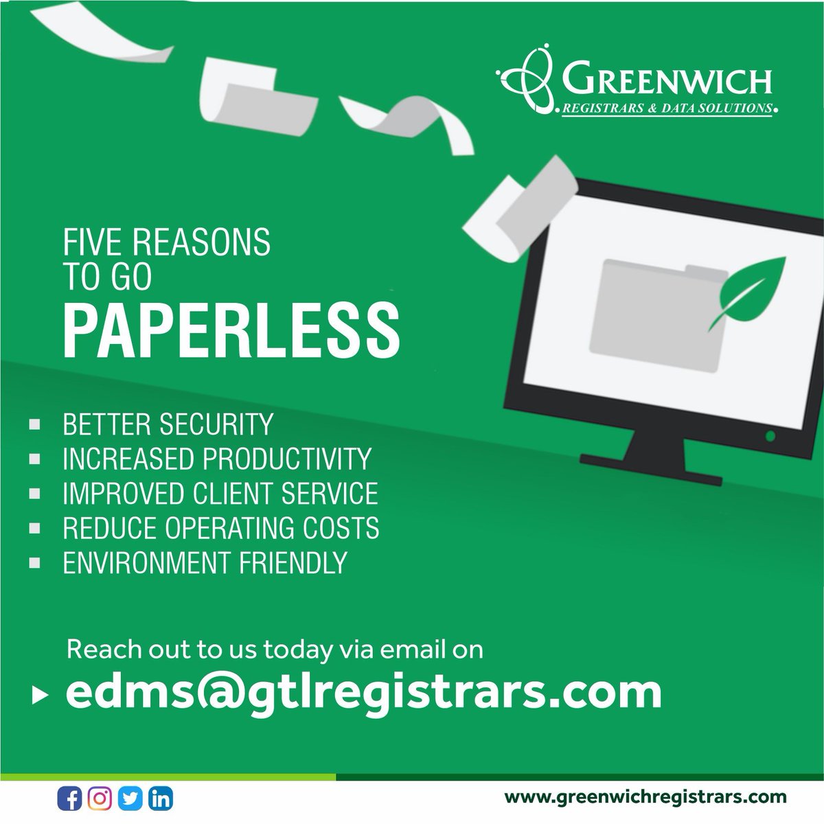 grds_ng's tweet photo. Reach out via edms@gtlregistrars.com
#EDMS
#EnterpriseContentManagement
#ContentPlatformServices
#ArtificialIntelligence
#DigitalTransformation
#documentmanagement
#electronicdocumentmanagement #grds #greenwichregistrars https://t.co/oFmWW0YBum