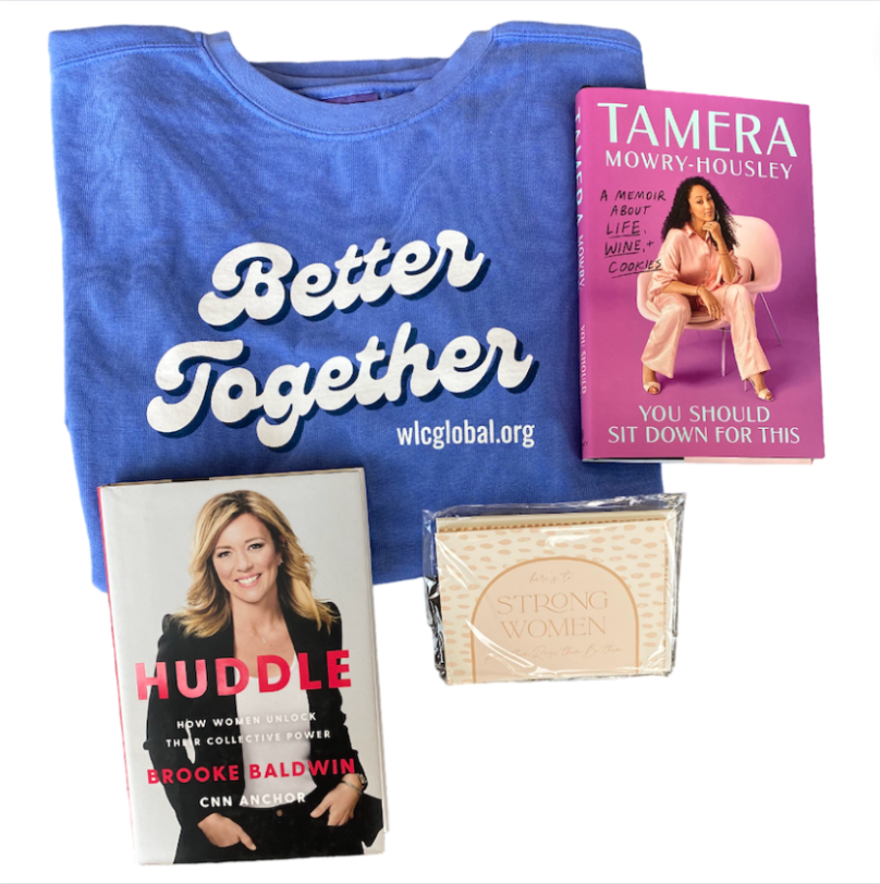 Get your holiday shopping on at the WLC Store! Today is your last chance to receive 25% off with code HOLIDAY25.* Check out these holiday bundles! #WomenLeadChange wlcstore.myshopify.com

*Minimum purchase $10. Valid for one-time use. Expires 12-2-22.