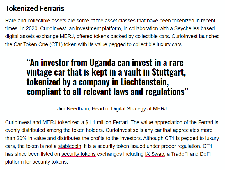 king_of_alts's tweet photo. $CGT #Curio #ferrari #futureishere #futureistokenized
#luxury #cars #vintage #Crypto #cryptocurrency #Tokenization #BTC #ETH #USDT #DAI #DAO #WhaleAlert #whales #MoneyTalks #Collectibles #NFT #NFTProject #NFTMarketplace https://t.co/rcu807Z4bl