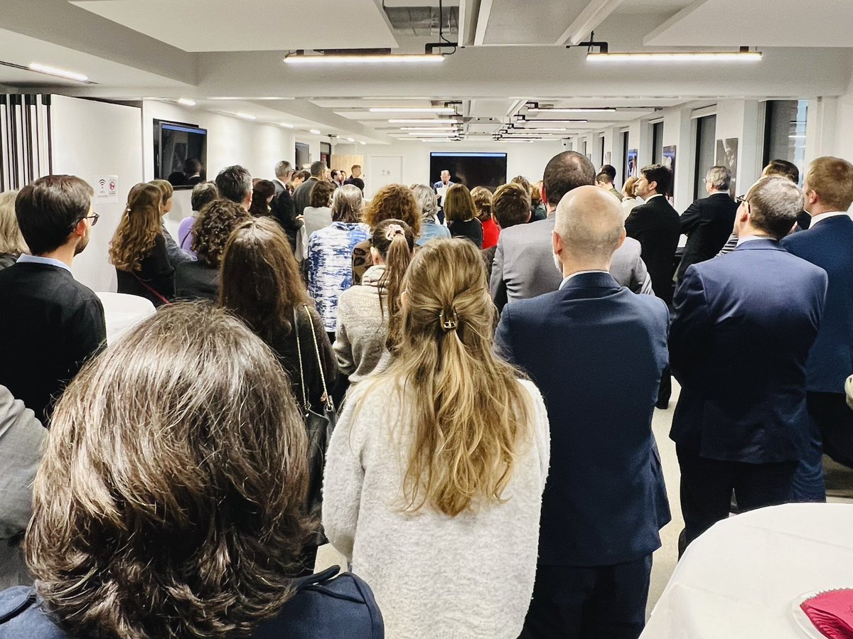 TomaszPoprawka's tweet photo. Long awaited opening of the Maison Irène et Frédéric Joliot-Curie #MIFJC (French science & innovation platform in #Brussels)🎉 Great to be neighbors & partners within #IGLORTD Looking forward to cooperate🤝 - w. @CNRS @Inserm @INRAE_France @Ifremer_fr @Inria @IRSNFrance @onera_fr https://t.co/qrYkaLvyBa