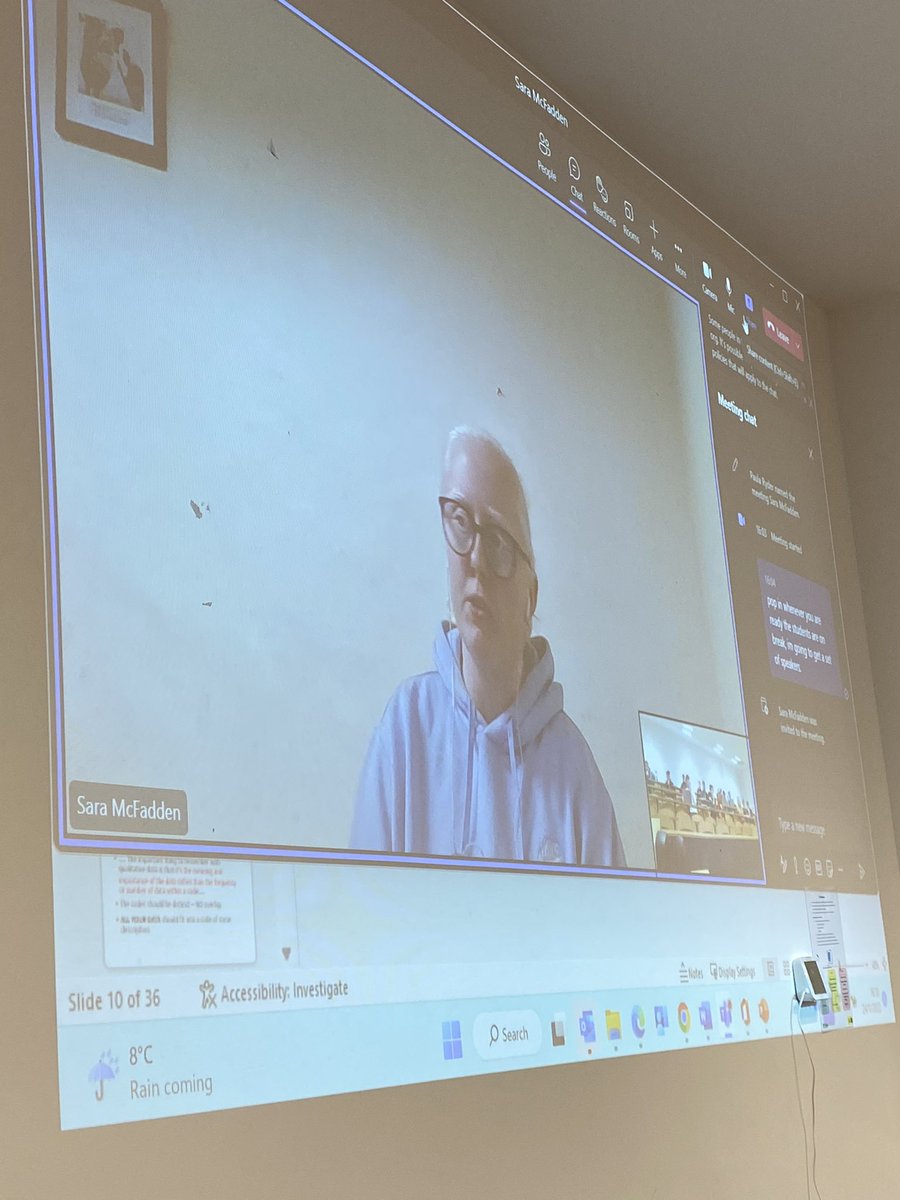 ITS_SportBus's tweet photo. @VickyMatthew8&amp; @sara_rally spoke to final yr students n research meths class about their use of Thematic Analysis n Capstone Research project.Their honest presentation regarding their experiences&amp;challenges in research&amp;their journey as a graduate was very beneficial4our students https://t.co/YBOACYTO5d