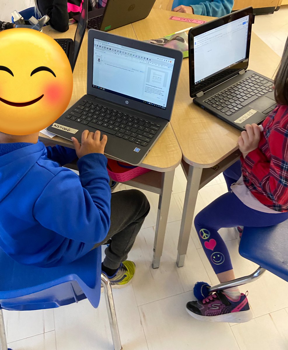 What an amazing morning working with Mrs. Giesbrecht’s grade 1 class <a href="/StraffRams/">Straffordville PS</a> showing them Google Read and Write tools. They were so excited to use the talk and type and then hear it played back to them!