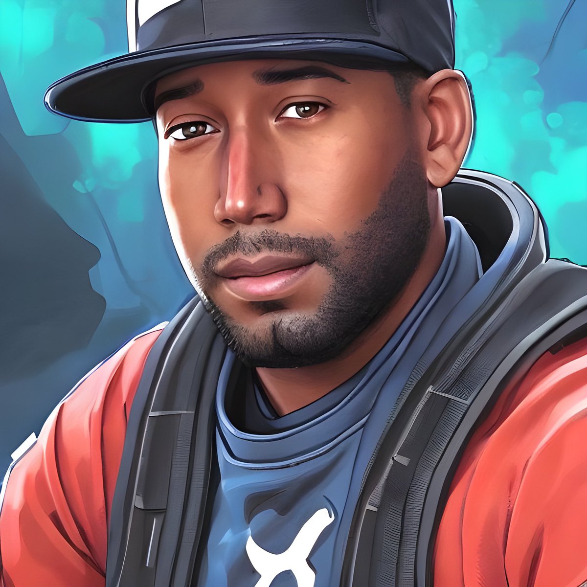 TopicTech's tweet image. Wow Ai art got me looking like the next R&amp;amp;B album thumbnail