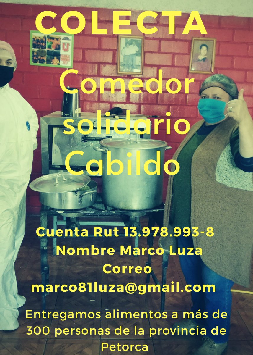 ComedorCabildo's tweet photo. amigos
Comentarles que llevamos 3 días de campaña y $0 reunidos. 
Es importante su ayuda, también recibimos donaciones directa de alimentos. 
Nuestro Comedor se enfoca en adultos mayores, mamas solteras y enfermos crónicos. 
La Solidaridad debe durar más de 27 horas. 
@ComunOlla https://t.co/AnC51XO7NQ