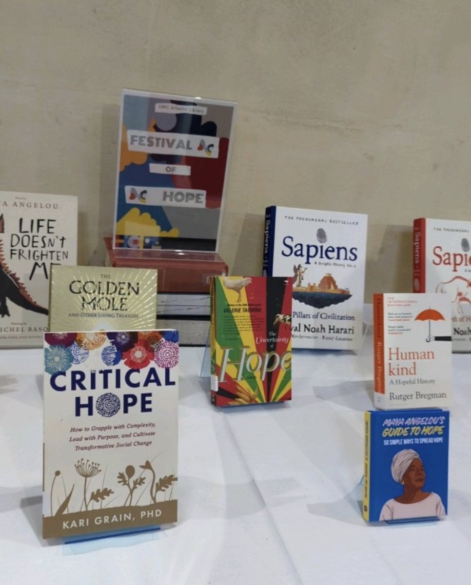 If you would have told me when I was writing Critical Hope that a festival in Wales would put my book on the same table as Maya Angelou’s, I would’ve pinched myself. #CriticalHope #MayaAngelou #IBO #FestivalofHope #yuvalharari