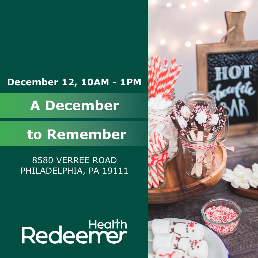 Join Lafayette, an RH senior living community for adults 62+, for a hot chocolate bar, holiday market, a performance by the Abington Senior High School Select Choir (11 AM), and tours of our vibrant community. RSVP to 1-800-818-4747. For more info, visit bit.ly/3un93jf.