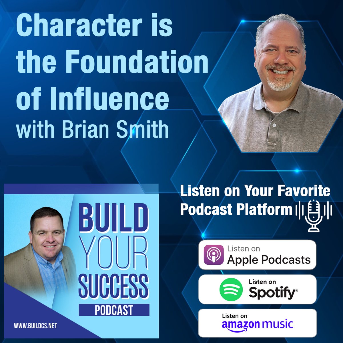 IinTeamSeries's tweet photo. Check out this podcast with Brian Smith! “Character is the Foundation of Influence” Listen NOW, on your favorite podcast platform.
https://t.co/YJwDptox7h
#Podcast #NewPodcastAlert #ListenNOW #Character #Influences #FindYourInfluence https://t.co/AcpGeMv8ep