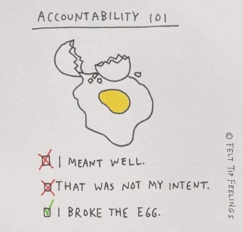 cedfunches's tweet photo. Accountability 101 https://t.co/tR1eoEL9BC