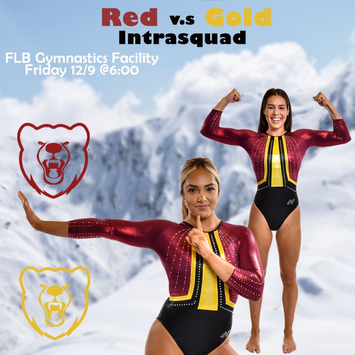 1 WEEK AWAY! Your first look at the 🐻 in the 🔴vs.🟡 Intrasquad❗️ 📅 12/9 📍FLB Gymnastics Facility ⏰ 6PM, doors at 4PM 🆓 Admission #Ursinus #upthebears #NCGAgym #D3Gym #NCAAgym