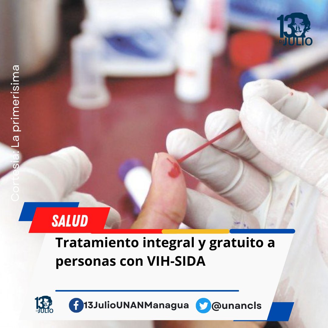 Gobierno de #Nicaragua con tratamiento integral y gratuito a personas con VIH-SIDA
#DiciembreAlegriasFamiliares