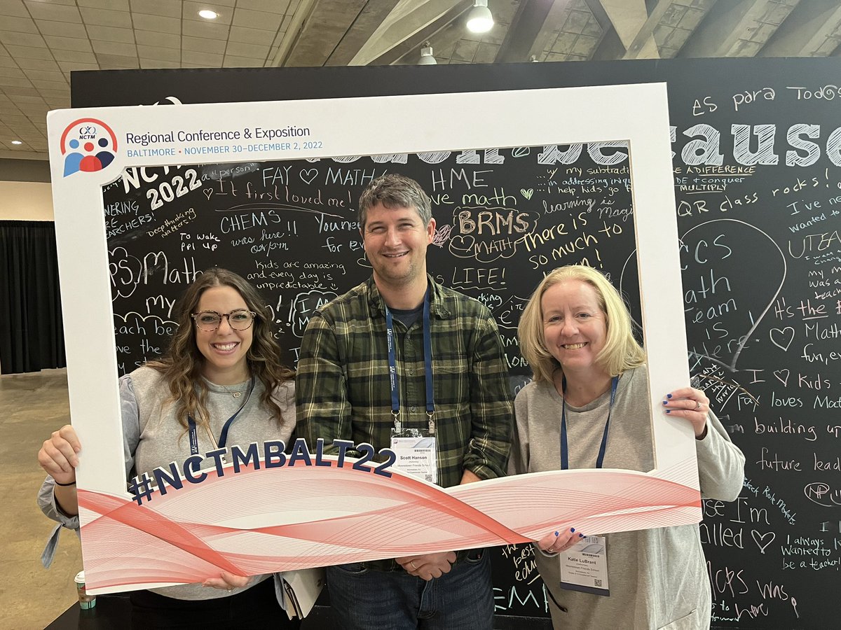 klubrantmfs's tweet image. Enjoying NCTM with two awesome colleagues from the best math department! @mfsfox @EMooreMath