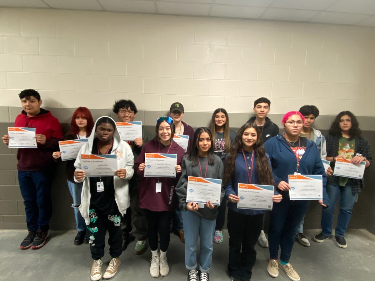 culinaryartslhs's tweet photo. Our amazing Culinary students have earned certifications! Pictured below you will see we have Servsafe Certification and Safe Food Handler Certifications. We are proud of their hard work!
#LHSCulinaryArts
#CTELockhart
#LockhartHS
#LockedonExcellence
#UnLockingPotential https://t.co/EOhf5dzPW0