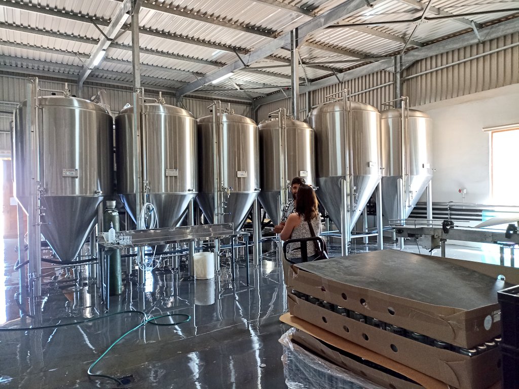 CapeFoodForest's tweet photo. Saggy Stone #Brewery tour with our #BrewersGuild.๐บ https://t.co/qYfuva0Svh