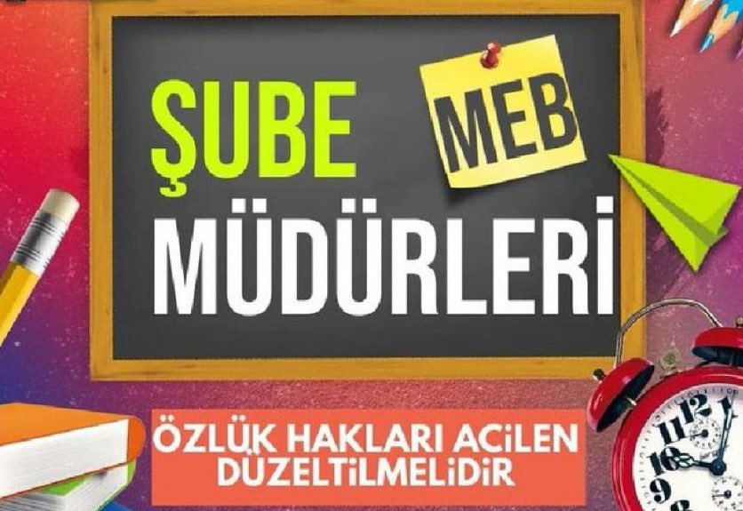 2011 yılında yaşadıkları mağduriyete dikkat çekmek için “Şeflere ‘Ötanazi’ Uygulanıyor” yazısı yazmıştım.
ebs.org.tr/makaleler/29/6…
Benzer durum yaşanıyor

Milli Eğitim’de #ŞubeMüdürleri ile #Araştırmacı kadrosuna çekilen yöneticilerin  durumu görülmeli ve ivedi adım atılmalıdır.