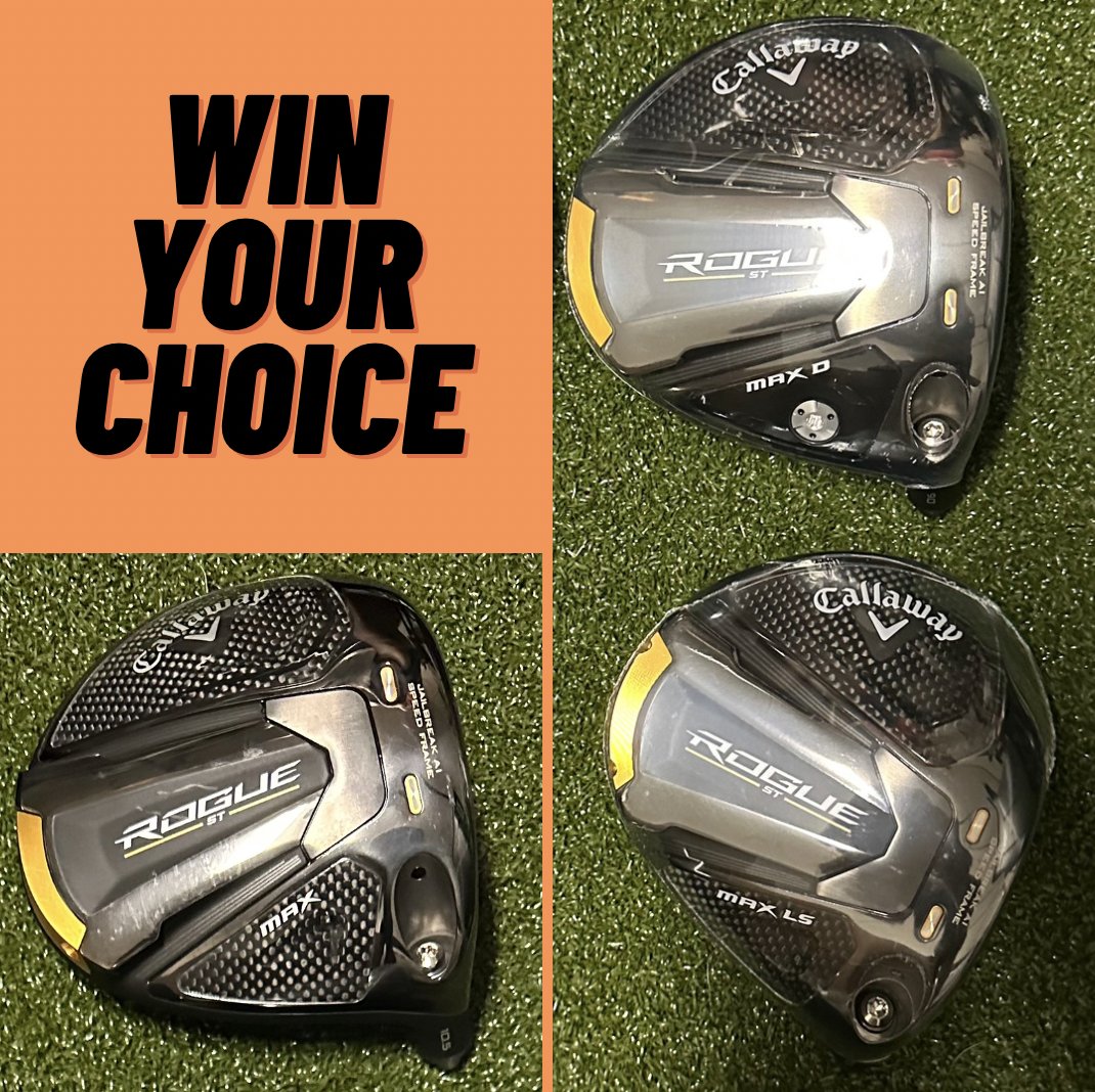 THPGolf's tweet photo. Win the @CallawayGolf Rogue ST Driver of your choice.  Entering is easy, and you get to choose!
#TheGrandaddy

Enter Here --> https://t.co/edJaNAOEJ6 https://t.co/5jKmnyHdwS