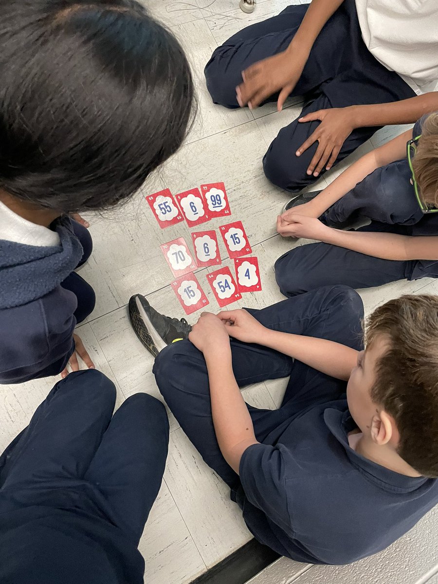 VicMartin33's tweet photo. Thank you to our School Council @HolyFamilyWdstk that purchased these math games for us! We are having a blast with our mental math in Grade 4/5! https://t.co/ypk8czVzdm