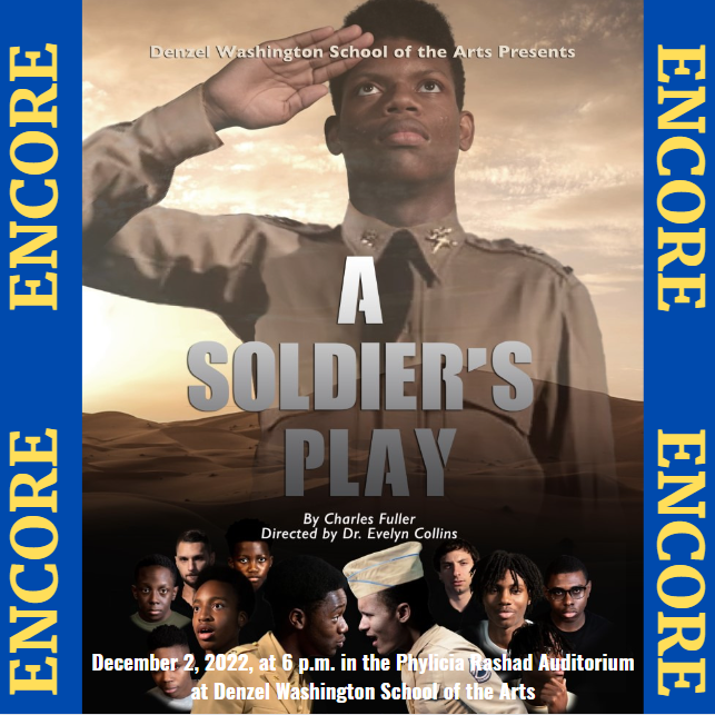 drbcatmvcsd's tweet photo. Don't forget the ENCORE performance of A Soldier's Play TONIGHT at 6:00pm. You don't want to miss it! https://t.co/mFmovfyBTQ