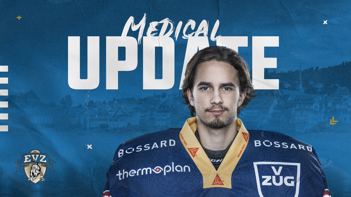 official_EVZ's tweet photo. 🤕 Medical Update: Thibault #Fatton hat sich im Training am Fuss verletzt und wird rund 6 bis 8 Wochen ausfallen.

Gute Besserung, Thibault! 🍀

#fürblauundwiis #getwellsoon https://t.co/z9nrR467TT