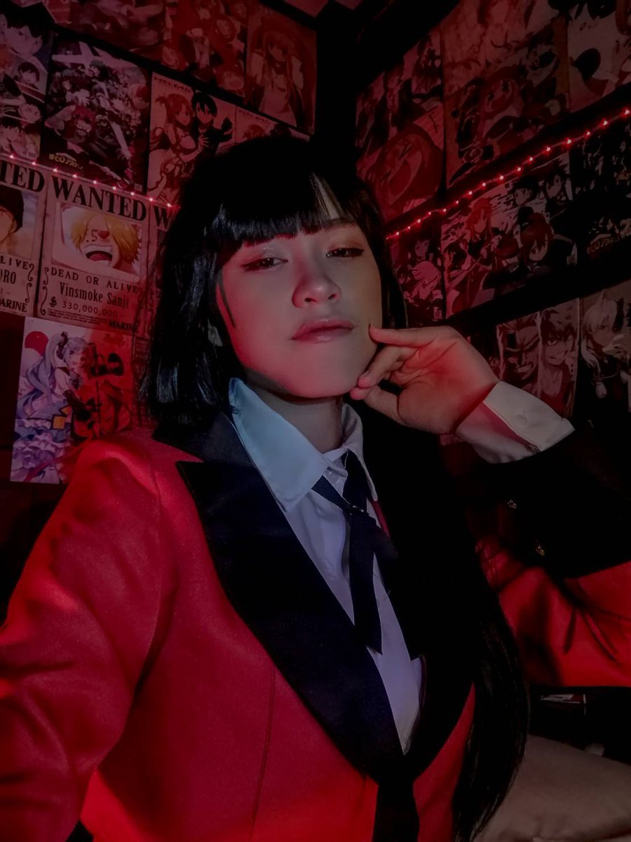 saki_Ai0's tweet photo. "ℑ 𝔠𝔞𝔫'𝔱 𝔭𝔞𝔶 𝔶𝔬𝔲 20 𝔪𝔦𝔩𝔩𝔦𝔬𝔫 𝔶𝔞𝔫."💰🃏🎰

ℭ𝔥𝔞𝔯𝔞𝔠𝔱𝔢𝔯 ::𝔧𝔞𝔟𝔞𝔪𝔦 𝔶𝔲𝔪𝔢𝔨𝔬
𝔉𝔯𝔬𝔪::𝔎𝔞𝔨𝔢𝔤𝔲𝔯𝔲𝔦 - ℭ𝔬𝔪𝔭𝔲𝔩𝔰𝔦𝔳𝔢 𝔊𝔞𝔪𝔟𝔩𝔢𝔯
#yumekocosplay #โคตรเซียนโรงเรียนพนัน https://t.co/yqJ1GK7iCx