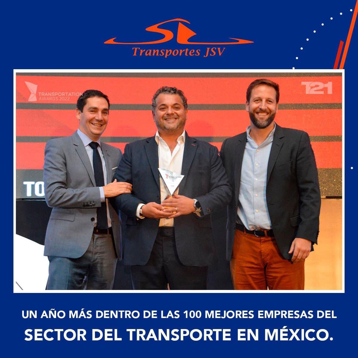 JsvTransportes's tweet image. Un año más siendo de las mejores empresas transportistas en el país. 

Muchas gracias! 

#T21 #TransportationAwards2022 #TransportesJSV #pasionporeltransporte #transporteespecializado