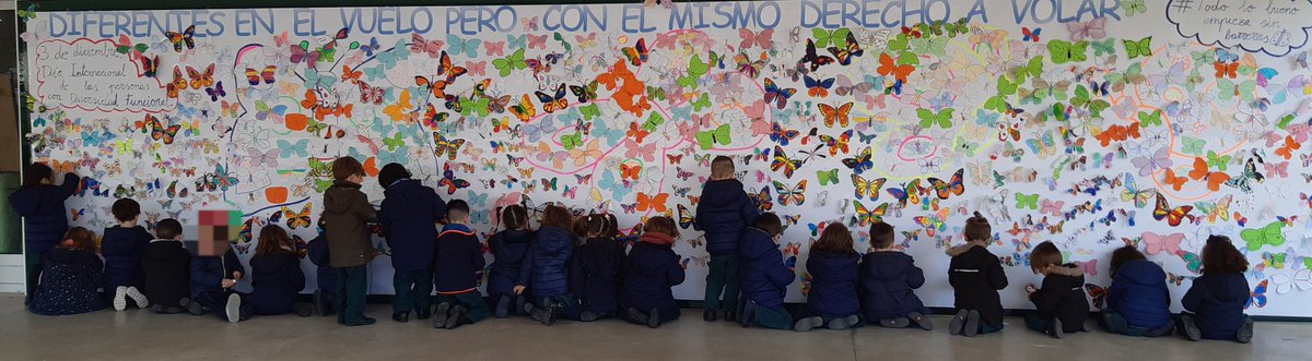 Nuestra pequeña colaboración en el Día Internacional de la Diversidad funcional. #clasedálmatas <a href="/HBSTORREJON/">Humanitas Torrejón</a>