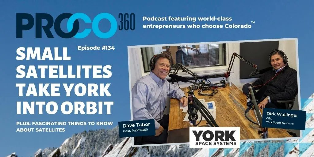 “A 10-YEAR CYCLE ON BILLION-DOLLAR PROJECTS WASN’T GOING TO BE SUSTAINABLE… PARTICULARLY GIVEN THE THREATS WE WERE SEEING FROM OUR ADVERSARIES.” Dirk Wallinger, <a href="/YorkSpaceSystem/">York Space Systems</a> 
Listen now to hear all about this 500 person satellite business and more- buff.ly/3GYAfMB