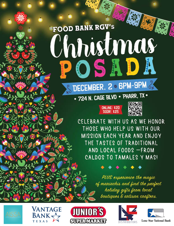 foodbankrgv's tweet photo. Join us tonight at the Food Bank #RGV for our 2nd Annual Christmas Posada. Kick off the holidays with this family friendly indoor event.  https://t.co/KWwKwywJTr https://t.co/RQJ9kYJozu