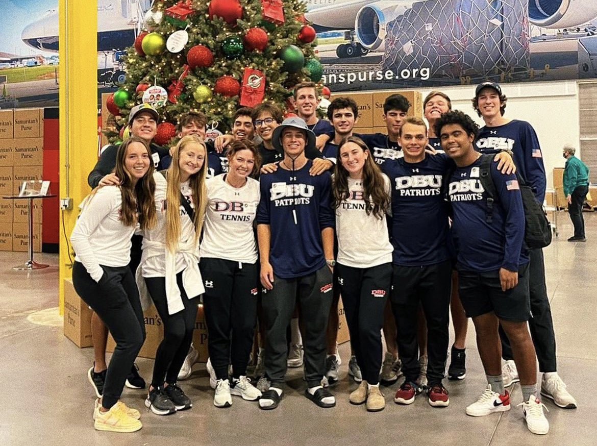 Thank you to some of our <a href="/dbuathletics/">DBU Athletics</a> teams for serving at Operation Christmas Child this week!! So many lives are going to be changed due to the time spent packing boxes and getting the boxes ready for shipment!