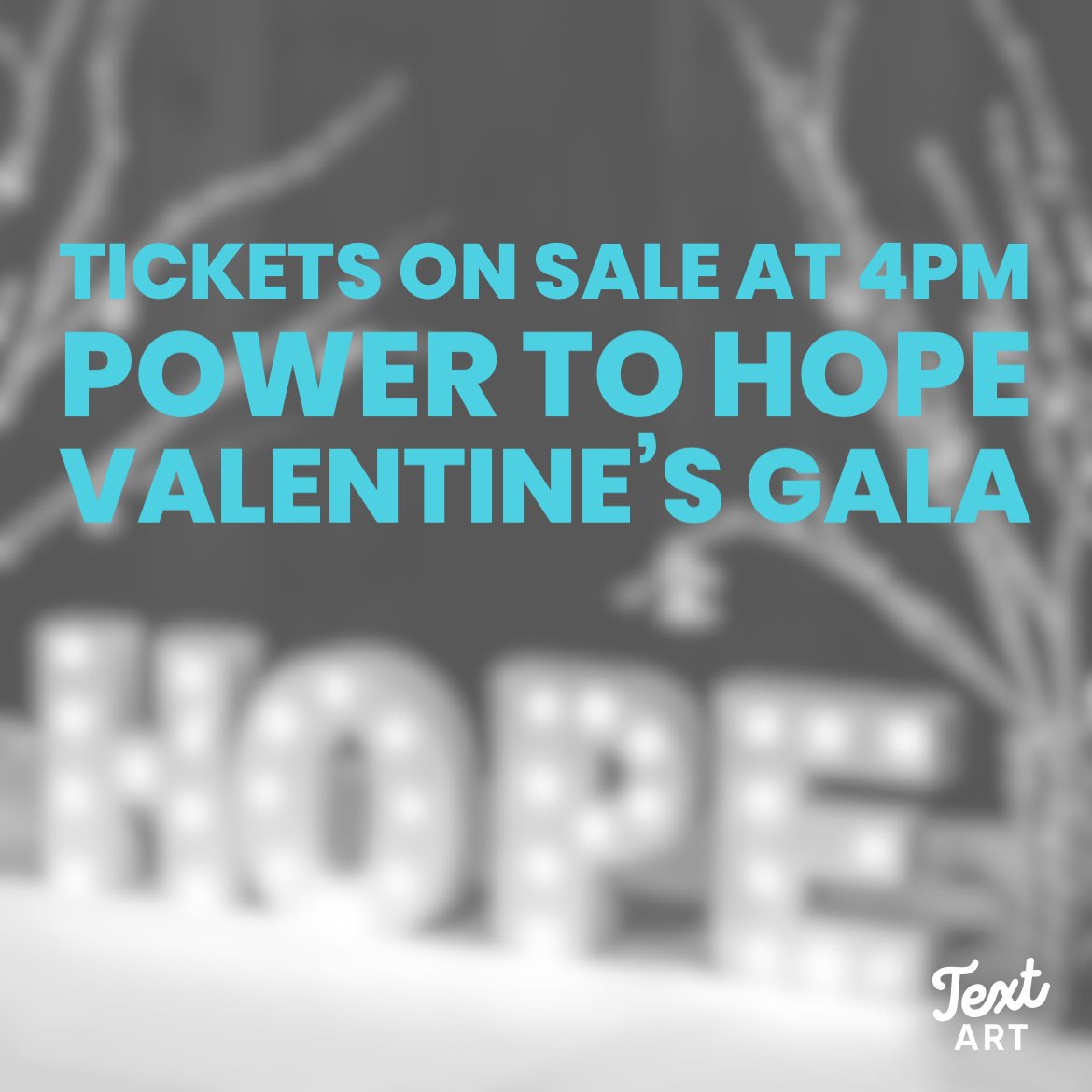 Power2Hope's tweet image. Ticket sale was originally planned for 6pm - it’s going live at 4pm instead!!  Get your tickets for the Power to Hope Valentine’s Gala at White Hills Ski Resort on February 10th! #