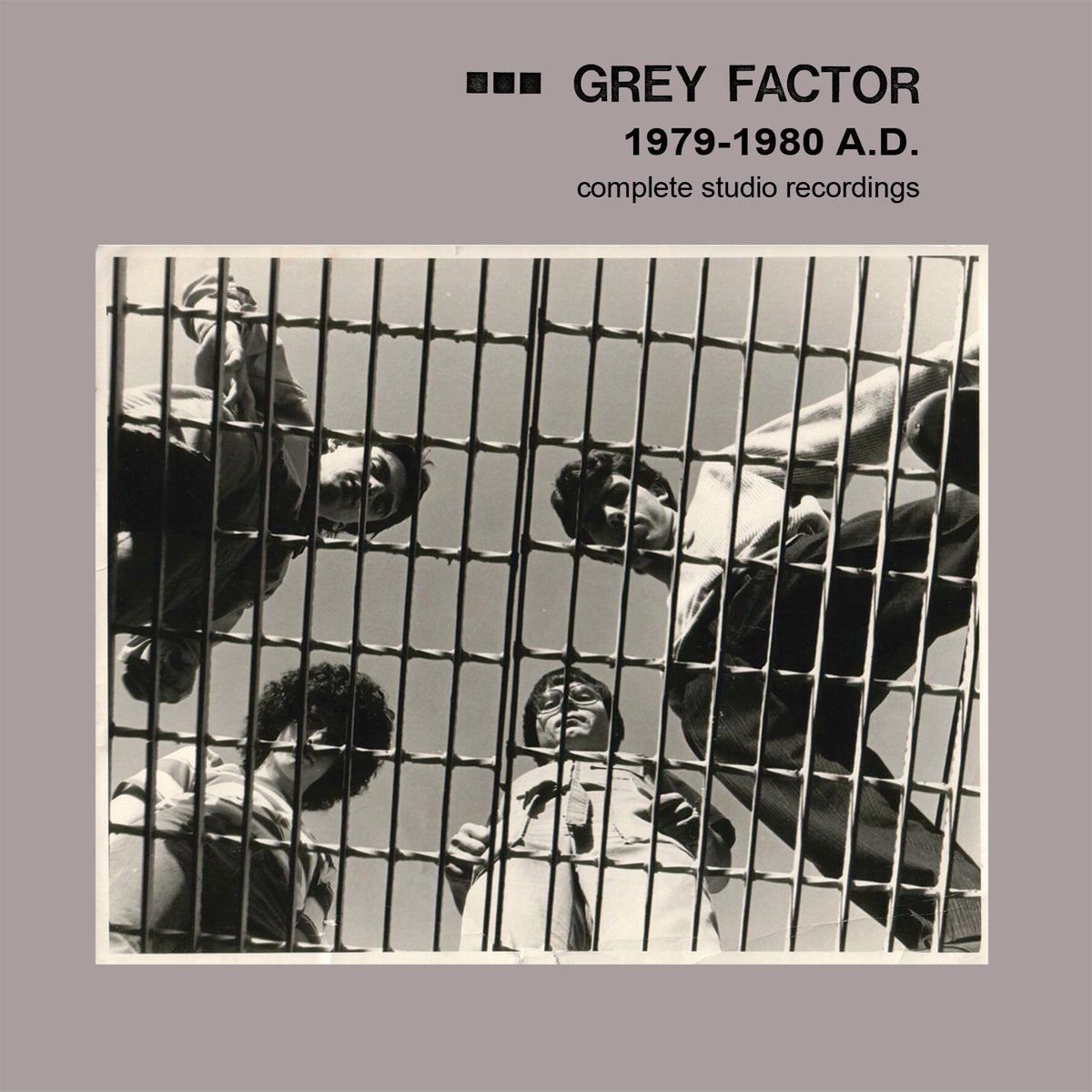 We are excited to announce the release of Grey Factor - 1979–1980 A.D.! Unearthed recordings from L.A.'s art-damaged minimal synth pioneers.

Pre-order the vinyl today for Bandcamp Friday!

#greyfactor #minimalsynth #postpunk #vinyl #bandcampfriday 

greyfactor.bandcamp.com/album/grey-fac…