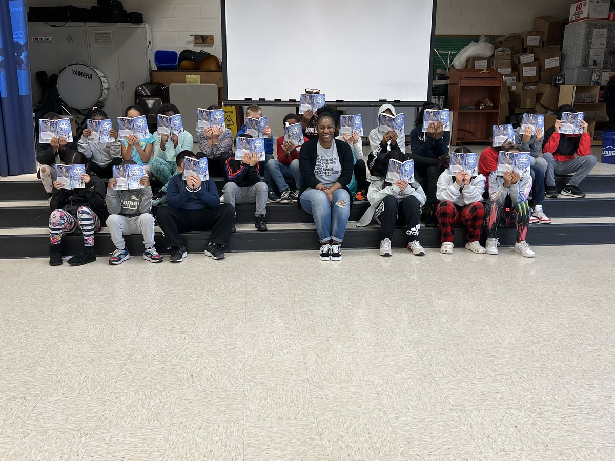 Thanks again to <a href="/diversebooks/">We Need Diverse Books</a> and <a href="/WAACvisits/">Writers & Artists Across the Country</a> for bringing the amazing <a href="/LeahsMark/">Leah Henderson</a> to present to our 3rd and 5th grade scholars! #bmesrocks <a href="/BMESPrincipal/">Dr. Stacy Ashton</a>
