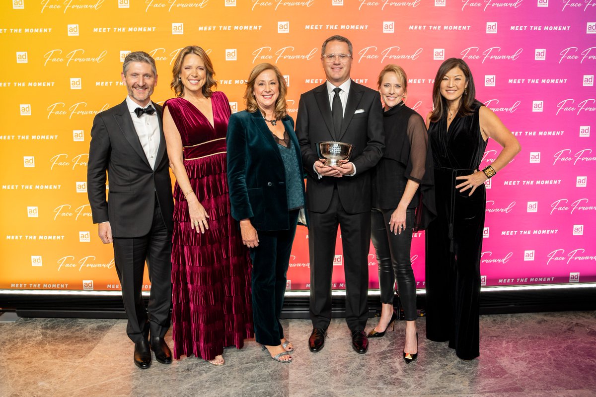 lisaesherman's tweet photo. Woke up feeling so inspired by last night’s #ACDinner. It still feels extra special to come together in person to celebrate the creativity, dedication and generosity of so many. @AdCouncil couldn’t ask for better partners.

@williamawhite @HannahStormESPN @jskelley @JujuChangABC https://t.co/L02MLtNz46