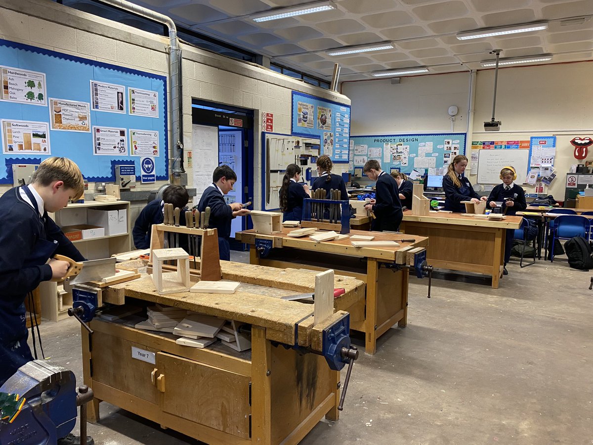 Look how proud these Year 7 pupils are to finish their bird boxes! #succeedingtogether #dt #walesnewcurriculum